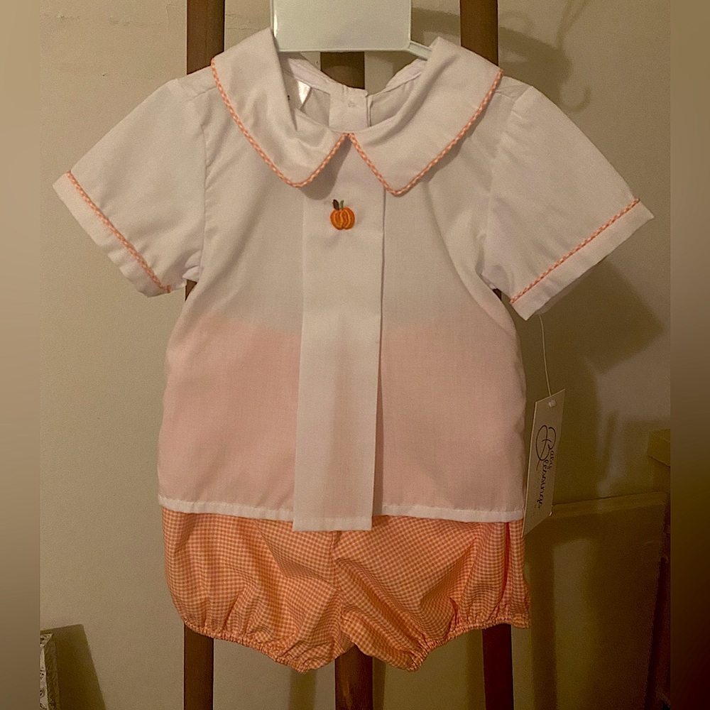 Baby Blessings Smocked Fall Matching Set Toddler